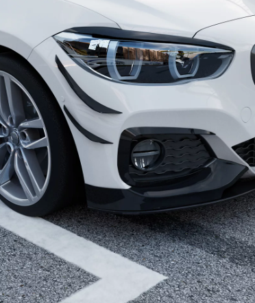 BMW Series 1 F20 LCI M Sport Canards 2015-2019 ZST-915
