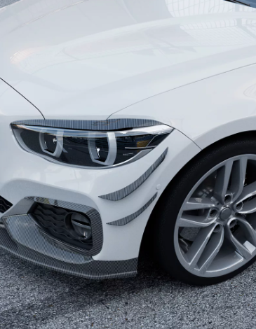 BMW Series 1 F20 F21 M-Pack Side Splitter 2012-2014 ZST-408