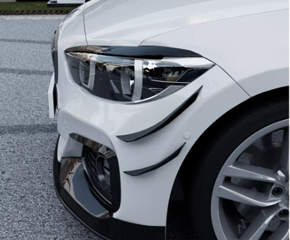 BMW Series 1 F20 LCI M Sport Canards 2015-2019 ZST-948