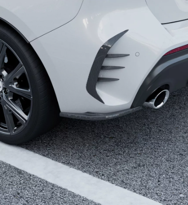 BMW Series 1 F40 Canards 2019+ ZST-764