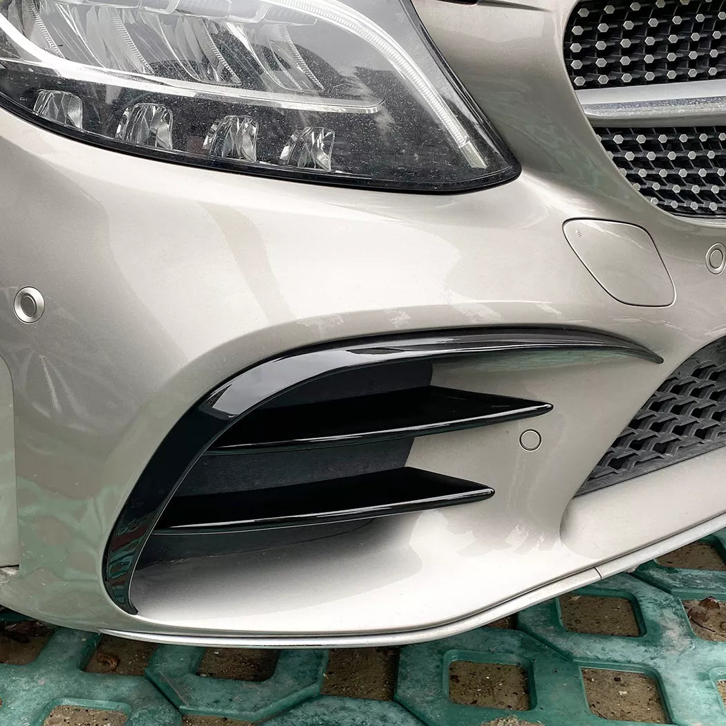 Mercedes Benz Clase C W205 C205 S205 AMG Line Canards 2019+