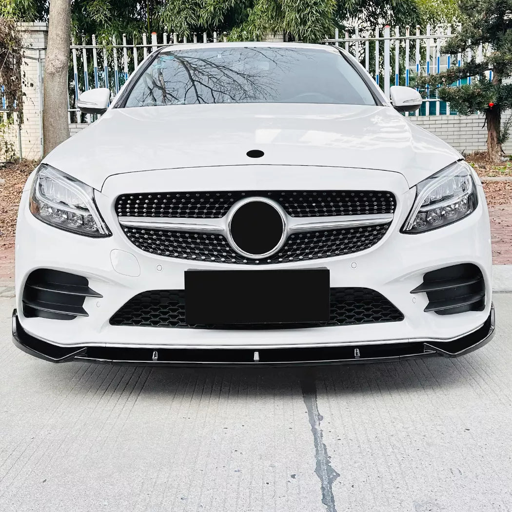 Mercedes Benz Clase C W205 AMG Line Front Lip 2019-2021