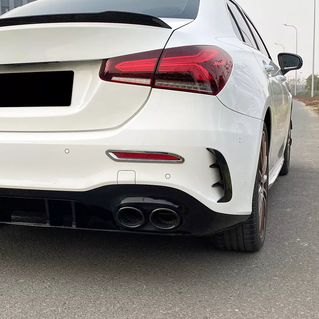 Mercedes Benz Clase A W177 AMG Line (Sedan) Rear Canards 2018+