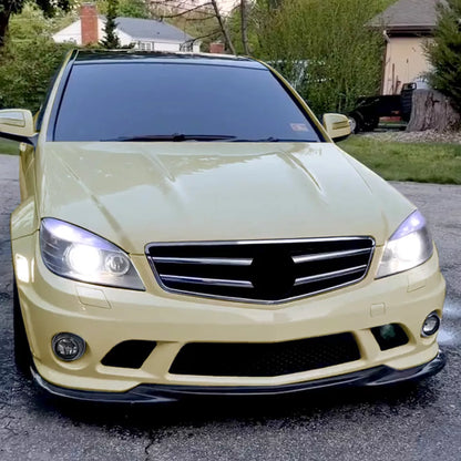 Mercedes Benz Clase C W204 C63 AMG Line Front Lip 2007-2010