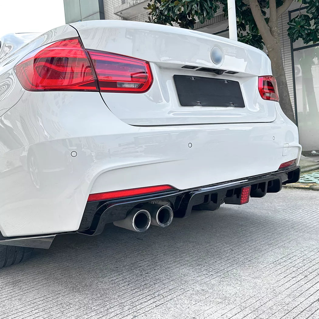 BMW Series 3 F30 Diffuser With LED 2013-2019