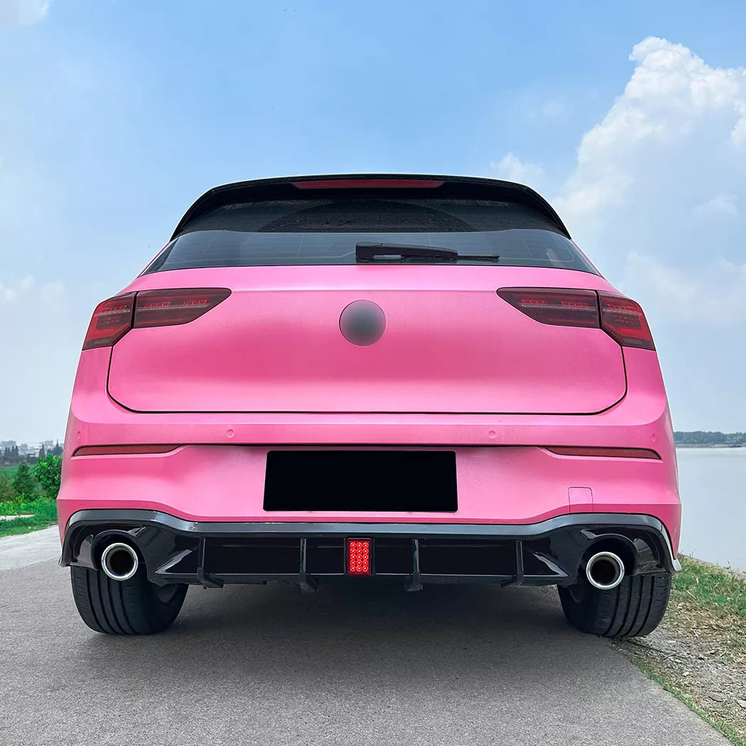 Volkswagen Golf MK8 GTI R Line Diffusor With LED 2020+