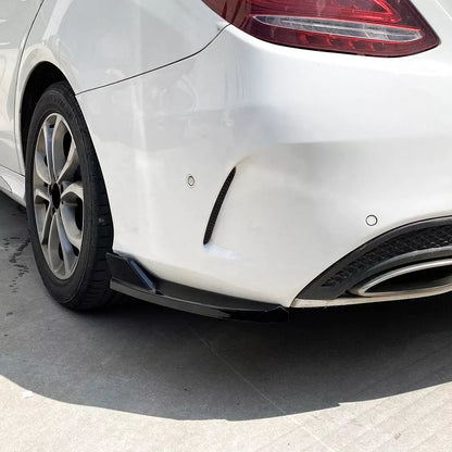 Mercedes Benz Serie C W205 Sedan Rear Side Splitter 2015-2021