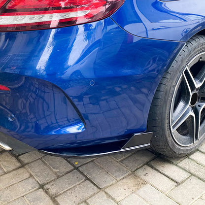 Mercedes Benz Serie C Coupe C205 Rear Side Splitter 2015-2021