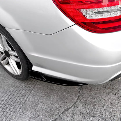 Mercedes Benz Clase C W204 AMG Line Rear Side Splitter 2008-2014