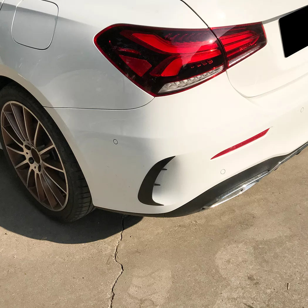 Mercedes Benz Clase A W177 AMG Line Sedan Rear Canards 2018+