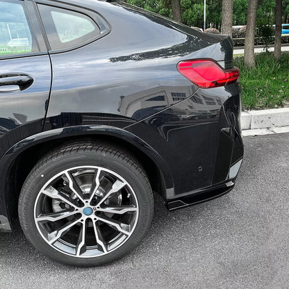 BMW X4 G02 LCI M Pack Rear Side Splitter 2022+