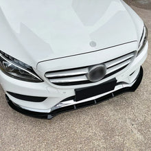 Mercedes Benz Clase C W205 AMG Line Front Lip 2015-2018
