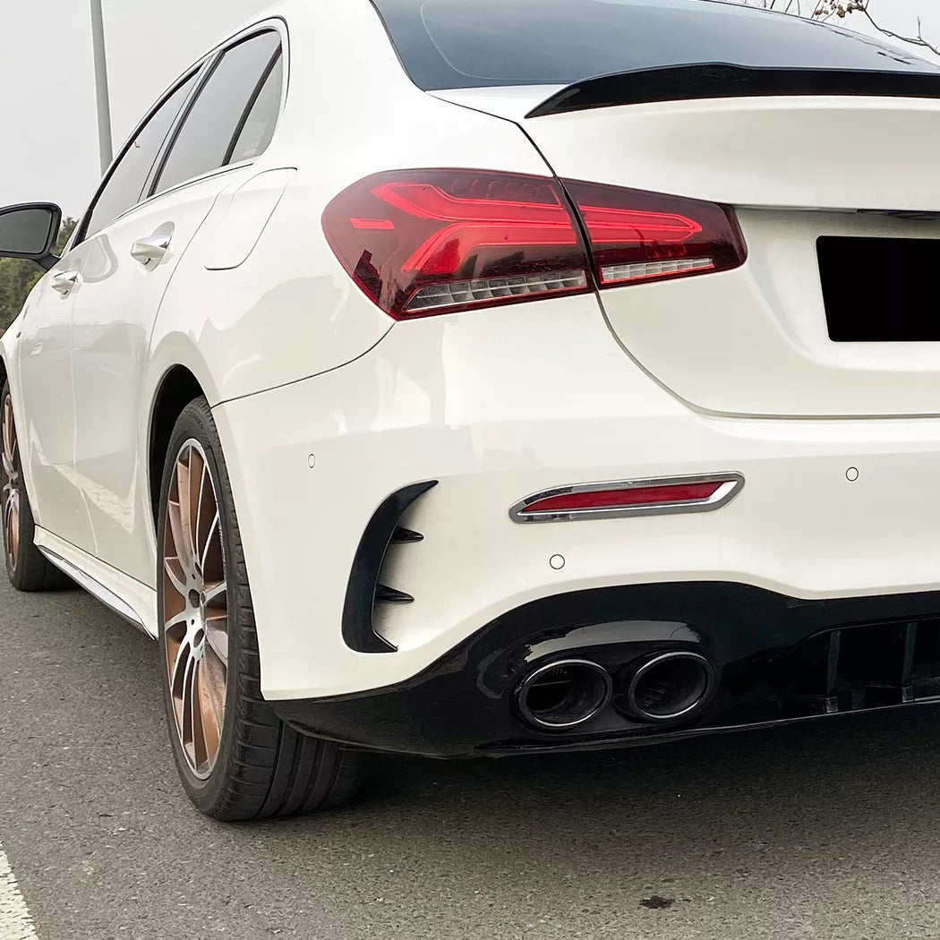 Mercedes Benz Clase A W177 AMG Line (Sedan) Rear Canards 2018+