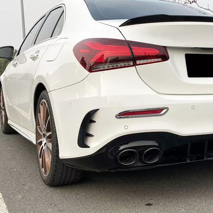 Mercedes Benz Clase A W177 AMG Line (Sedan) Rear Canards 2018+