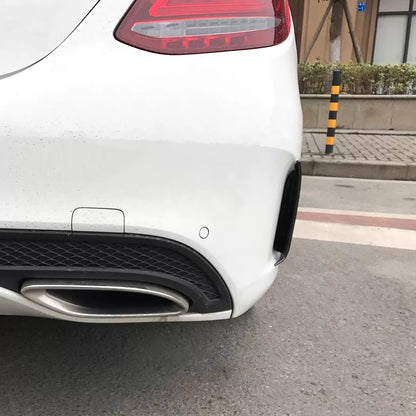 Mercedes Benz Clase C W205 AMG Line 4 Doors Sedan Rear Canards 2015-2021