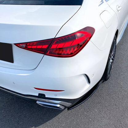 Mercedes Benz Serie C W206 AMG Line Rear Side Splitter 2022+