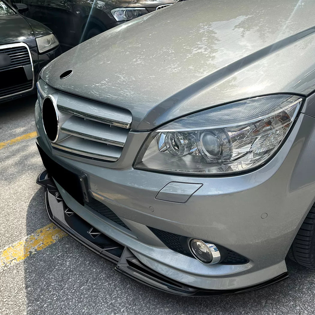 Mercedes Benz Clase C W204 AMG Line Front Lip 2007-2010