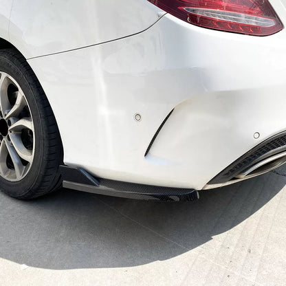 Mercedes Benz Serie C W205 Sedan Rear Side Splitter 2015-2021