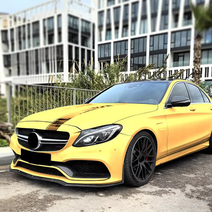 Mercedes Benz Clase C W205 S205 C63 AMG Line Front Lip 2015-2022