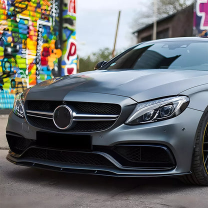 Mercedes Benz Serie C C205 Coupe C63 AMG Front Lip 2015-2022