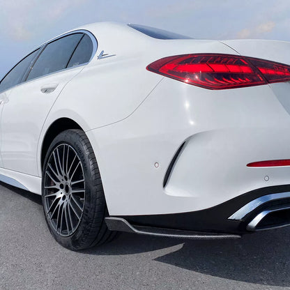 Mercedes Benz Serie C W206 AMG Line Rear Side Splitter 2022+