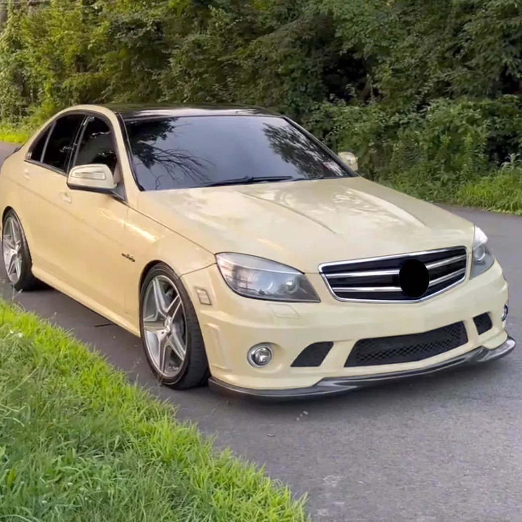 Mercedes Benz Clase C W204 C63 AMG Line Front Lip 2007-2010