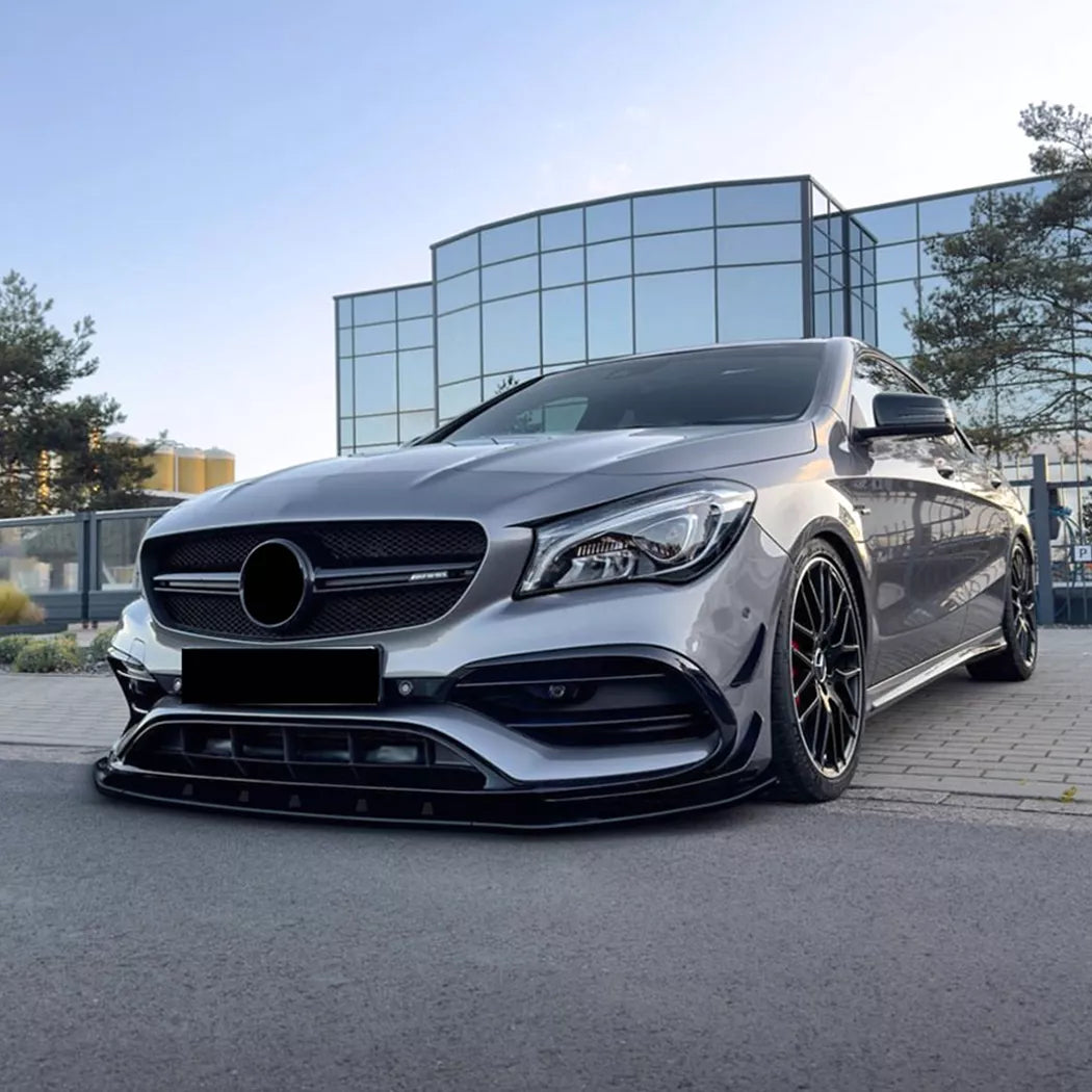 Mercedes Benz CLA C117 X117 Facelift AMG Line Front Lip 2016-2019
