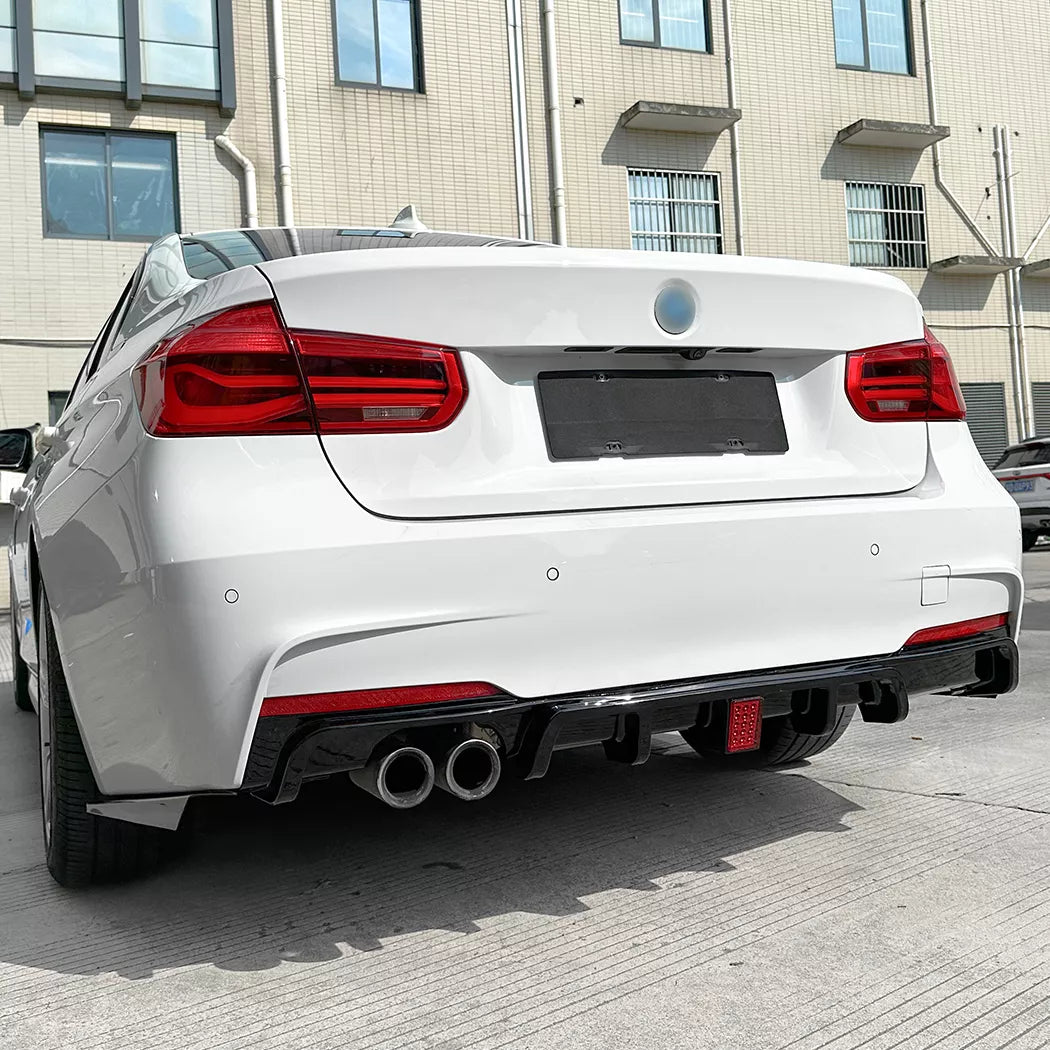BMW Series 3 F30 Diffuser With LED 2013-2019