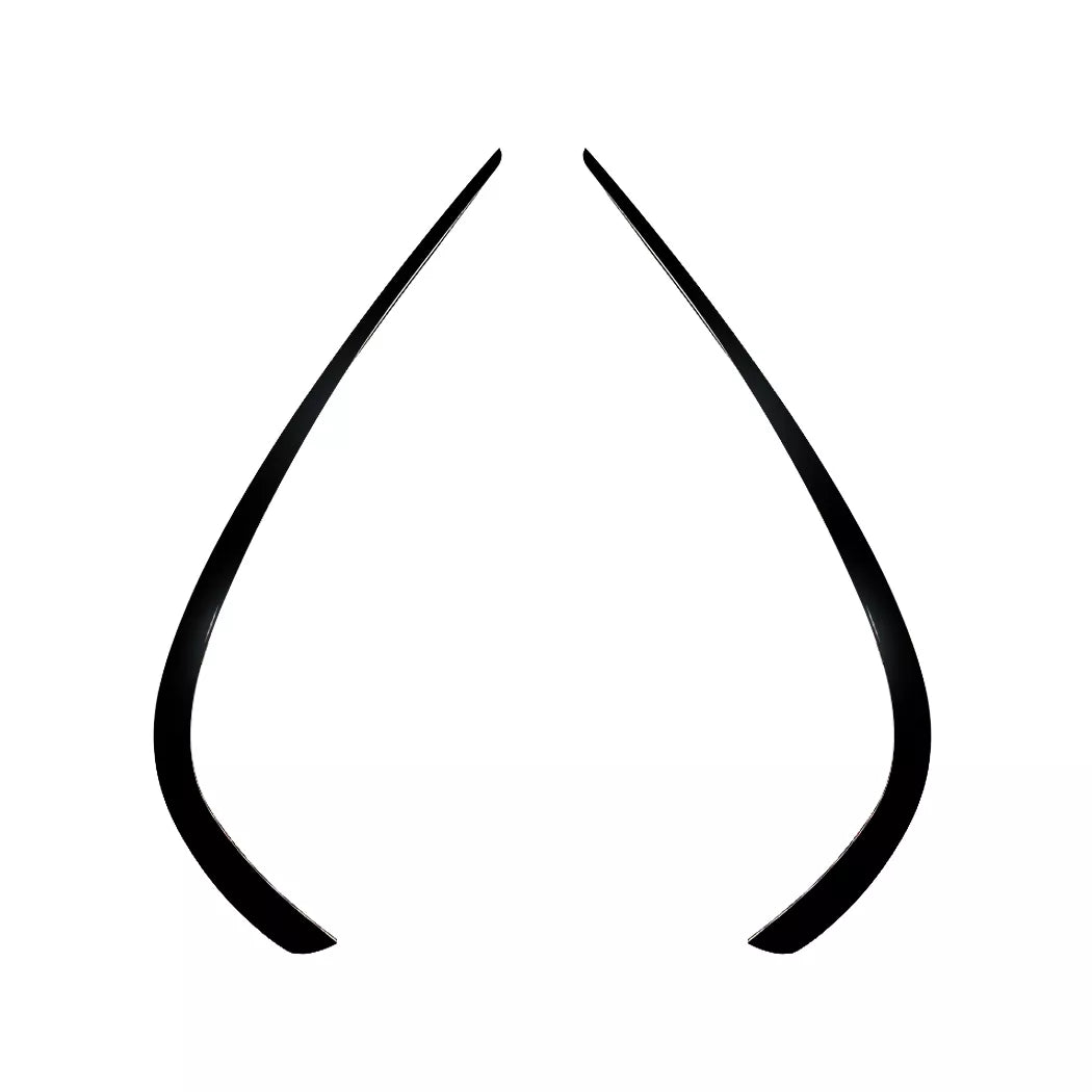 Mercedes Benz Serie E Coupe AMG Line C207 Facelift Canards 2013-2016